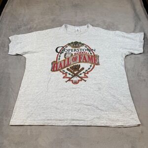 Vintage Cooperstown Baseball Hall of‎ Fame Jostens 2XL Made USA single stitch T